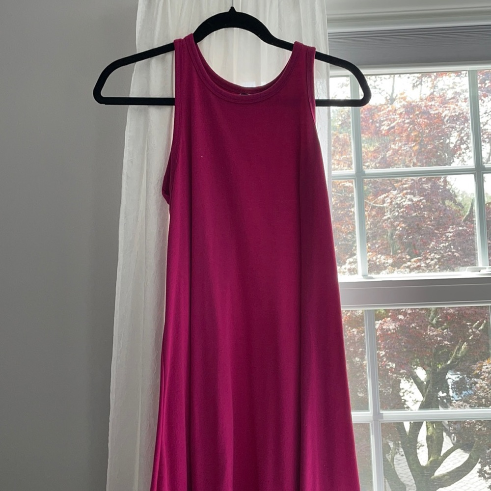 basic pink dress